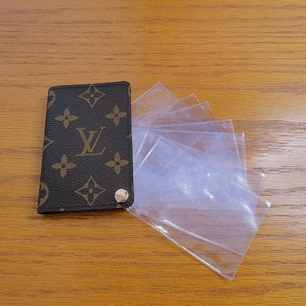 Louis Vuitton Monogram Porte Cartes Credit Pression Card Holder